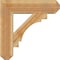 Ekena Millwork Merced Craftsman Rough Sawn Bracket w/ Offset Brace, Western Red Cedar, 8"W x 28"D x 28"H BKT0806X28X28MRC04RWR - alternate 4